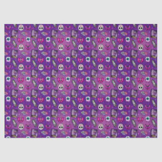 Papier Mousseline Pastel Goth - Cuisine - Halloween violet