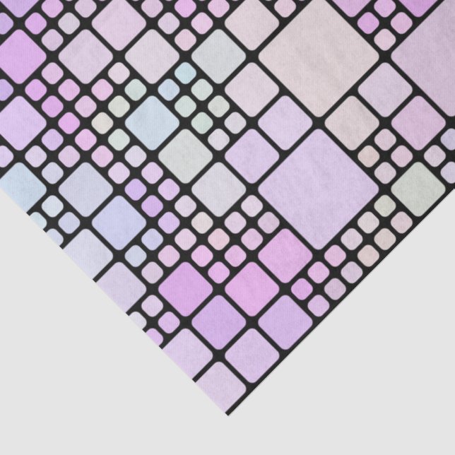 Papier Mousseline pastel pixel pieces : (Détail)
