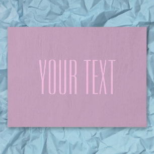 Papier Mousseline Pastel Purple & Pink clair Texte modifiable mode