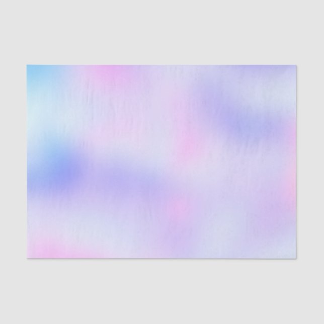 Papier Mousseline Pastel Rainbow Colonnes Abstrait Blur Gradient Omb (Recto)