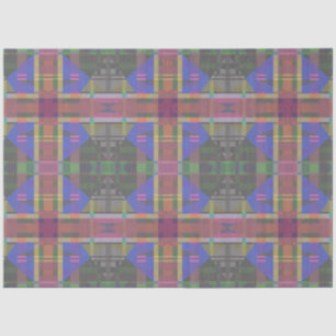 Papier Mousseline Pastel rainbow Colorful Geometric