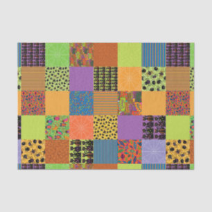 Papier Mousseline Patchwork de Halloween