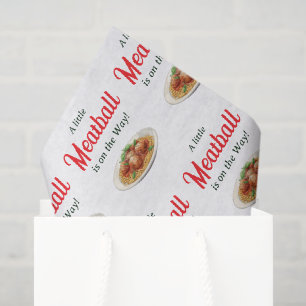 Papier Mousseline Pâtes aux boulettes de viande à carreaux rouges it