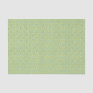Papier Mousseline Patrimoine Western Géométrique Classic Vert
