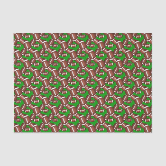 Papier Mousseline Pattern de football (Recto)