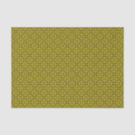 Papier Mousseline Pattern de Medieval Yellow