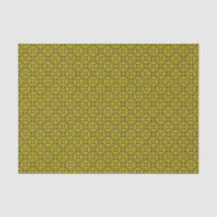 Papier Mousseline Pattern de Medieval Yellow
