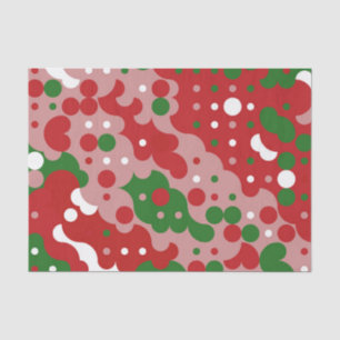 Papier Mousseline Patters de Groovy Funky Mod Retro Christmas