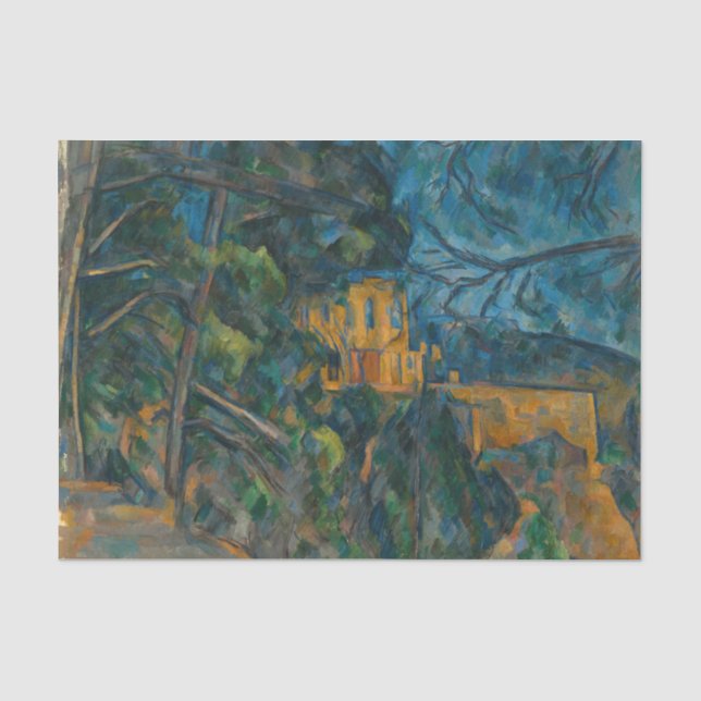 Papier Mousseline Paul Cezanne - Château Noir (Recto)
