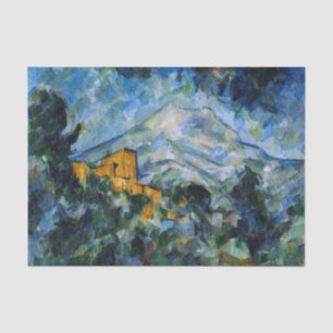 Papier Mousseline Paul Cezanne - Mont Saint-Victoire & Château Noir