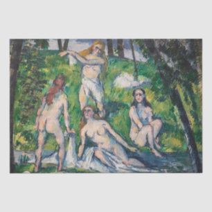 Papier Mousseline Paul Cezanne - Quatre baigneuses