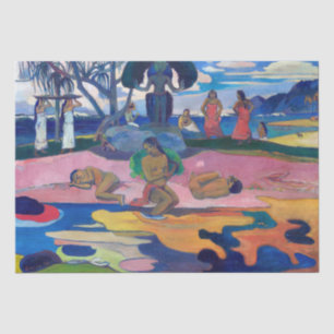 Papier Mousseline Paul Gauguin - Jour de la déesse / Mahana no atua