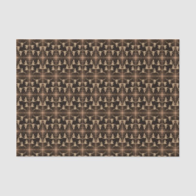 Papier Mousseline Pays-Bas Sepia Motif Brown (Recto)