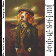 Pays Beagle Gentleman Paysage EX9L Découpage
