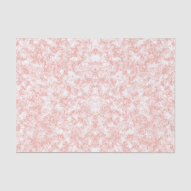 Papier Mousseline Peach Marble Tissue Paper (Recto)
