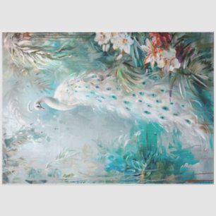 Papier Mousseline Peacock du printemps