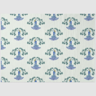 Papier Mousseline Peacocks ornementaux
