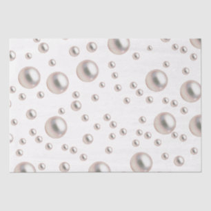 Papier Mousseline Pearlsa et Prosecco Baby Shower de mariage