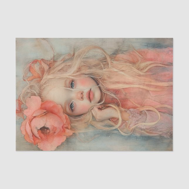 Papier Mousseline Pêche et beauté de la crème6 (Recto)