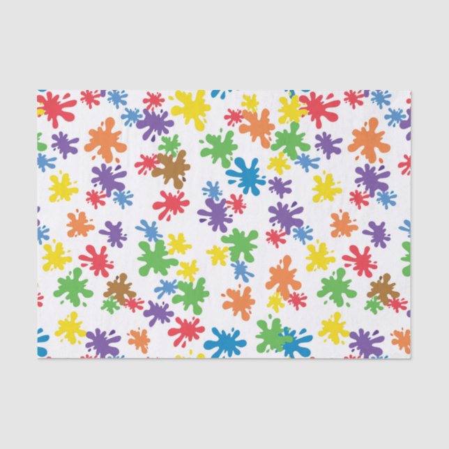 Papier Mousseline Peindre la plaque (Recto)