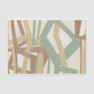 Papier Mousseline Peinture à main levée par Norman Wyatt