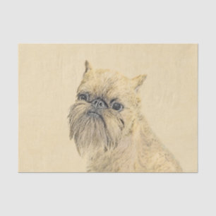 Papier Mousseline Peinture bruxelloise sur le Griffon - Cute Origina