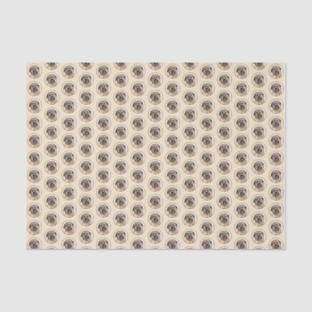 Papier Mousseline Peinture de berger pyrénéenne - Cute Original Chie (Recto)