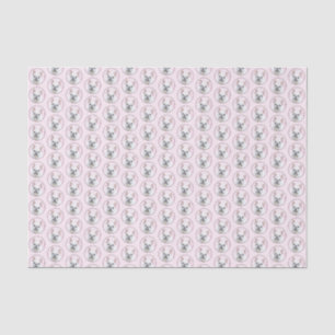 Papier Mousseline Peinture française de Bulldog (Crème/Blanc) - Art 