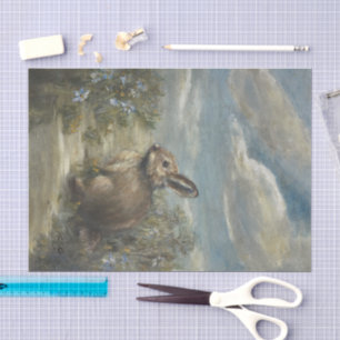 Papier Mousseline Peinture Lapin DBL