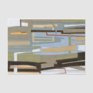 Papier Mousseline Peinture libre moderne d'expression par le Normand