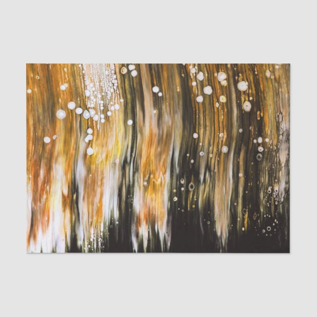Papier Mousseline Peinture pour cellules essuyer l'art Abstrait (Recto)