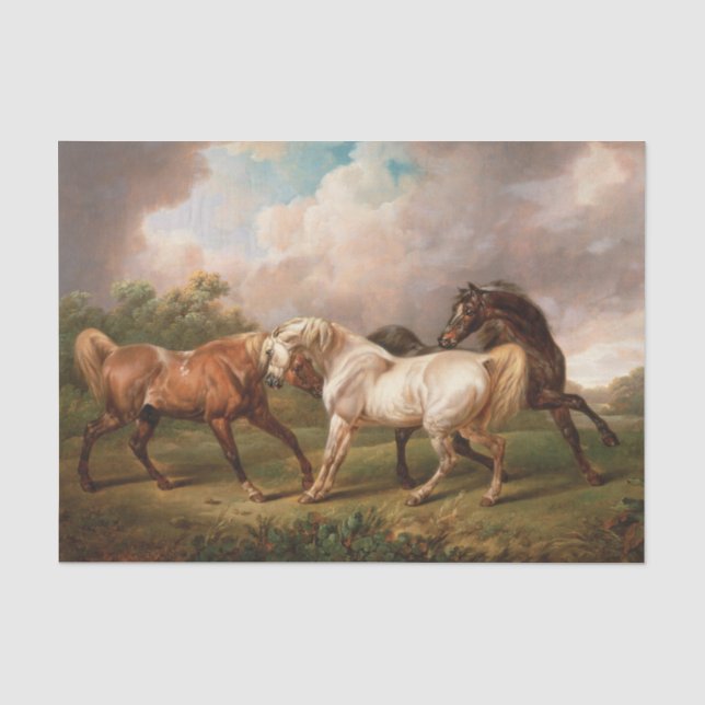 Papier Mousseline Peinture victorienne authentique (pas AI) de 3 che (Recto)