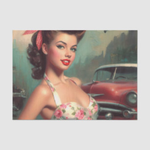 Papier Mousseline Peinture vintage mignonne