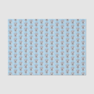 Papier Mousseline Peinture Weimaraner - Joli art original chien