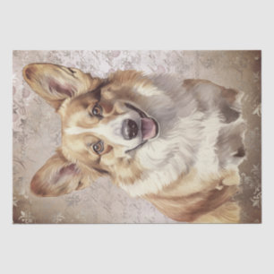Papier Mousseline Pembroke Welsh Corgi Chien