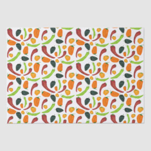 Papier Mousseline Peppers Pépicé sud-ouest Pepper Chili Cook