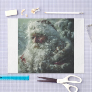 Papier Mousseline Père Noël