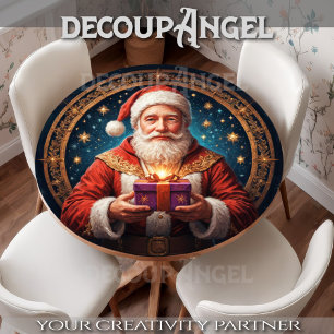 Papier Mousseline Père Noël - Découpage -
