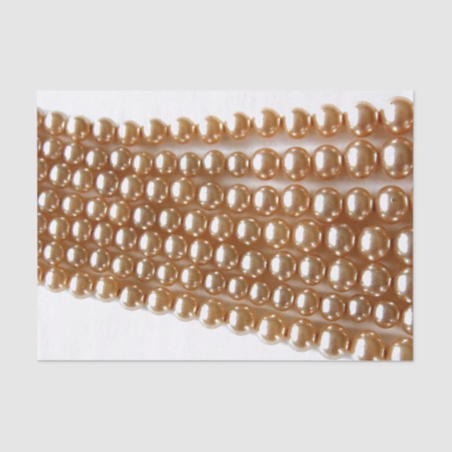 Papier Mousseline Perles (Recto)