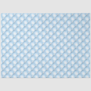 Papier Mousseline Perles bleues touffues