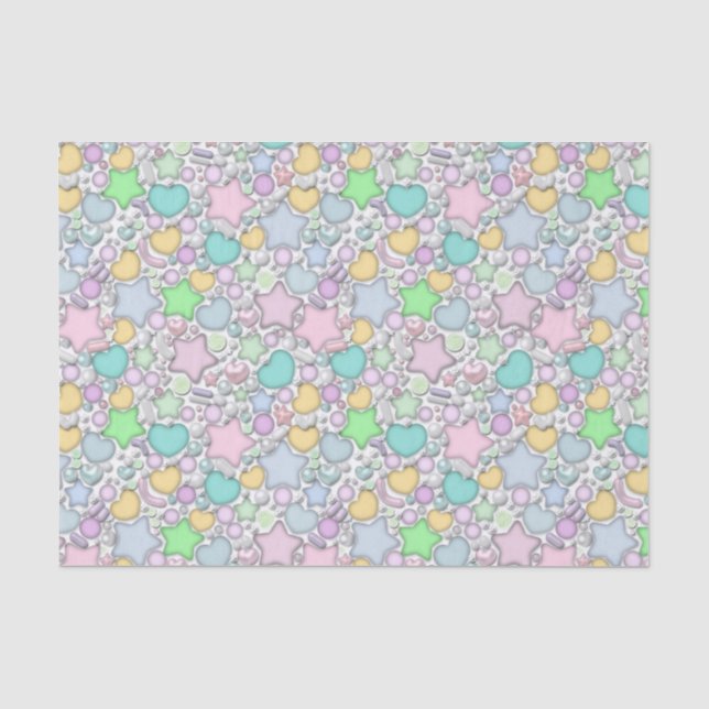 Papier Mousseline Perles de verre, bijoux (Recto)