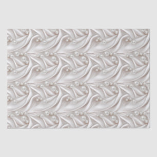 Papier Mousseline Perles & Satin