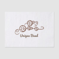 Perles uniques fantaisistes sur un collier de perl