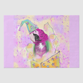 Papier Mousseline Perroquet