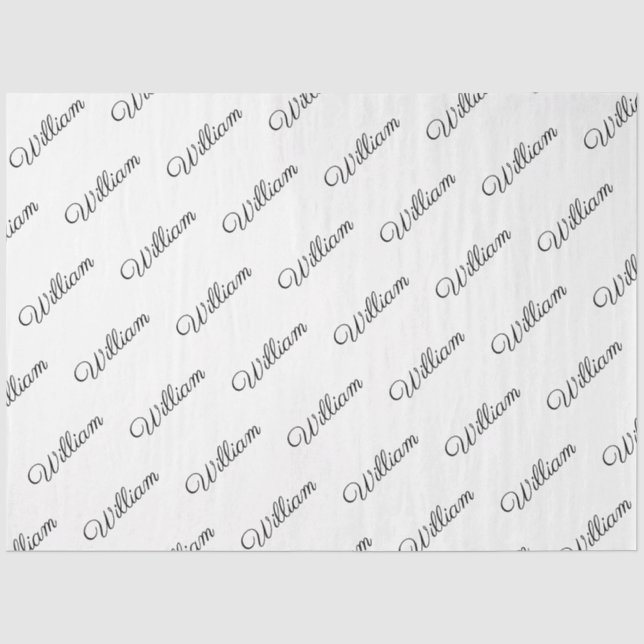Papier Mousseline Personalised wrapping paper  (Recto)