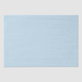 Papier Mousseline Personnaliser bleue et blanche du pois | la