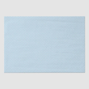Papier Mousseline Personnaliser bleue et blanche du pois la