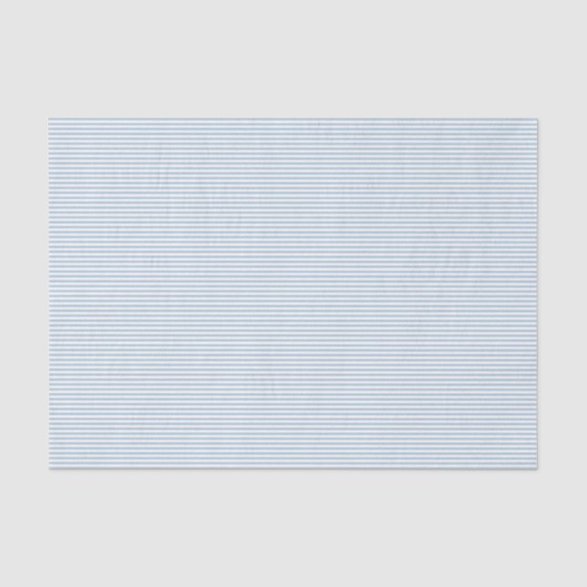 Papier Mousseline Personnaliser bleue et de blanc des rayures | la (Recto)