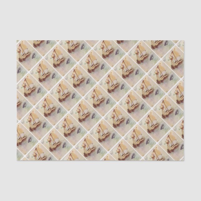 Papier Mousseline Peter Pan sur le radeau de nid (Recto)