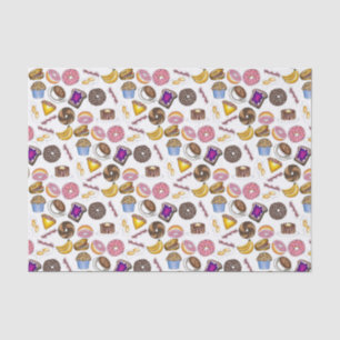 Papier Mousseline Petit-déjeuner Brunch Nourriture Bagel Donut OEufs